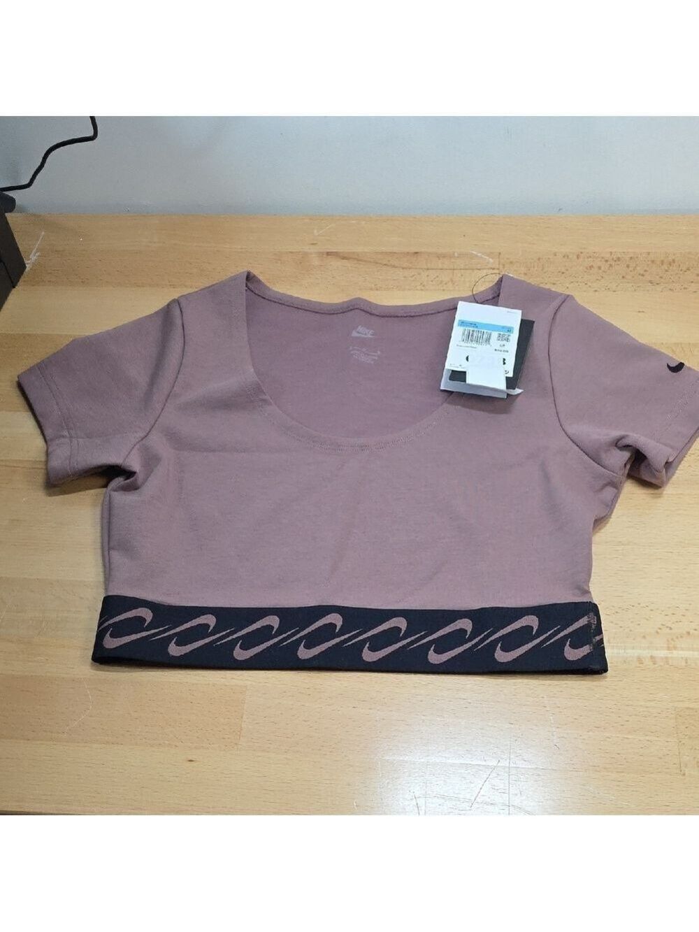 Nike Pink Fitted Crop Bodysuit